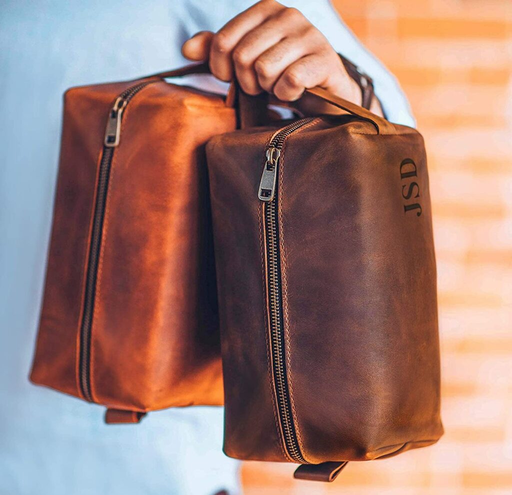 Leather Toiletry Bag