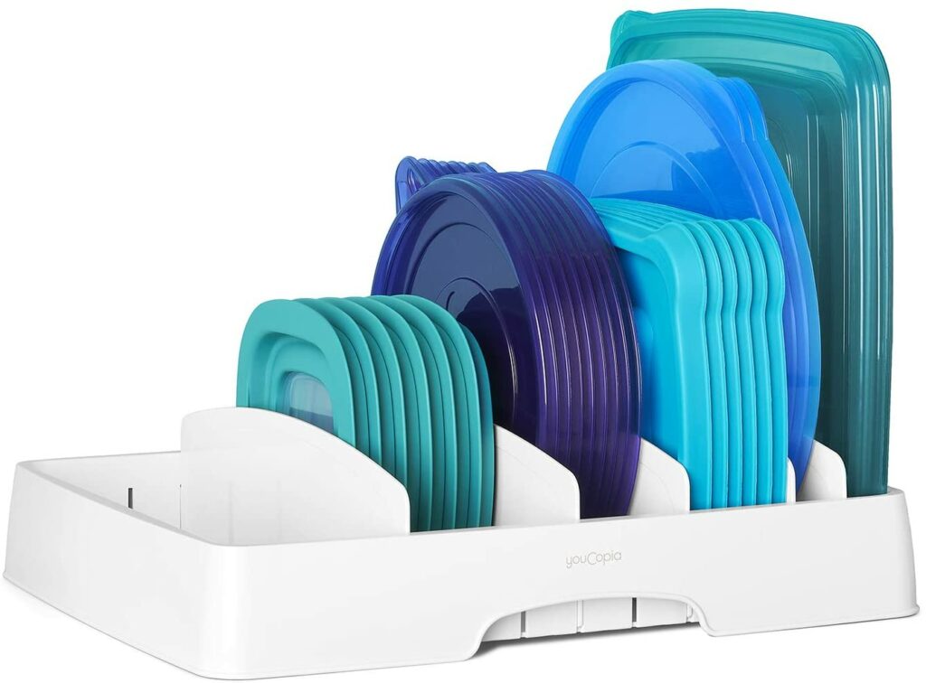 Tupperware Lid Organizer